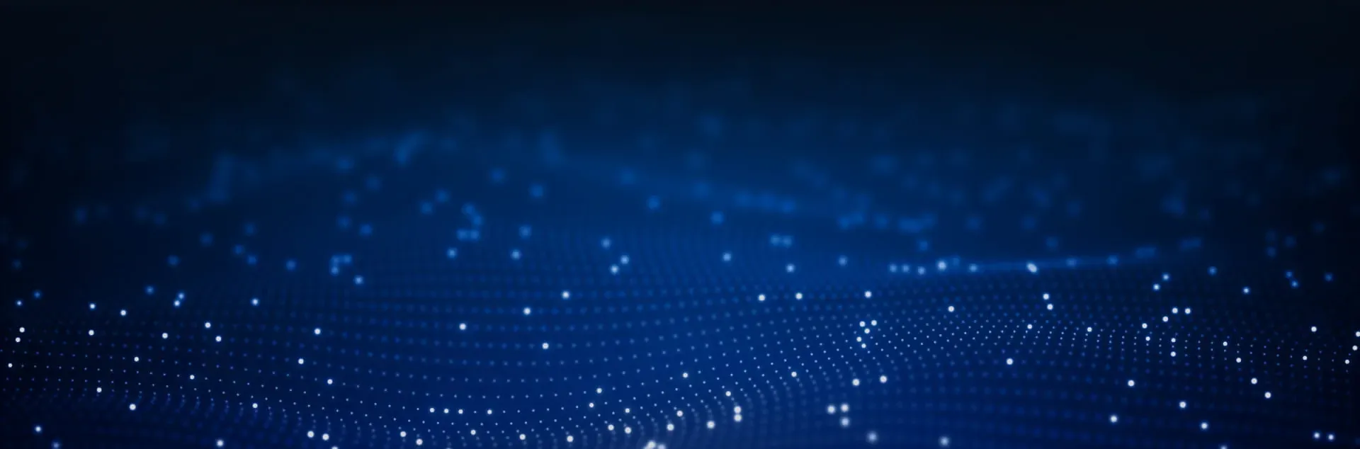 Abstract blue digital dots, symbolizing institutional-grade liquidity and FX trading solutions provided by StoneX Pro.
