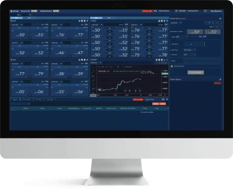StoneX Pro FX platform showcasing intuitive tools for clients to navigate various asset classes
